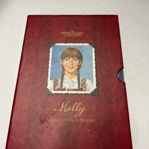 The American Girls Collection "Molly" Story Collection - Red Hardcover Slipcase